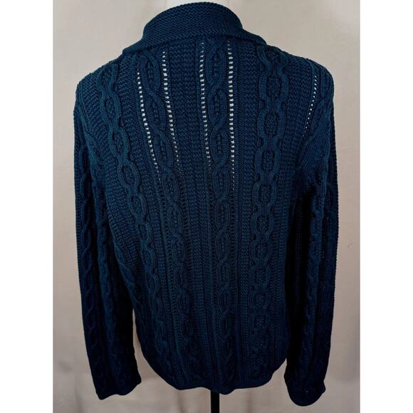 Valerie Stevens Women's Size XL Zipper Sweater/ JacketBust 45" CB 22" NWOT - Picture 4 of 8